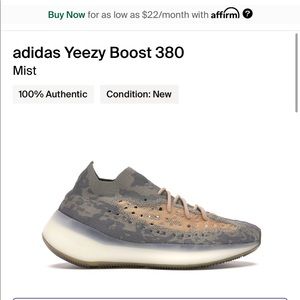 YEEZY BOOST 380 MIST